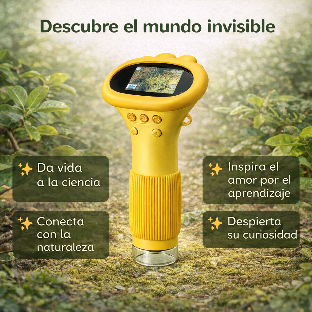 BUGGYSCOPE™: El microscopio infantil que convierte la curiosidad en horas de aprendizaje sin pantallas