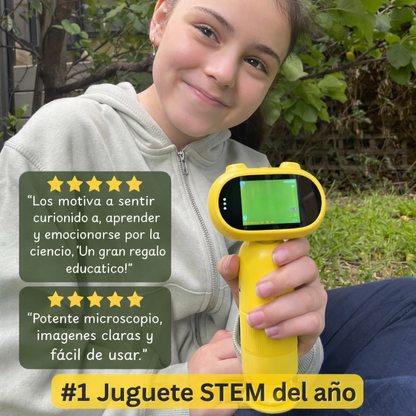 BUGGYSCOPE™: El microscopio infantil que convierte la curiosidad en horas de aprendizaje sin pantallas