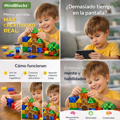 MindBlocks™: Menos pantallas. Más creatividad. Más futuro.