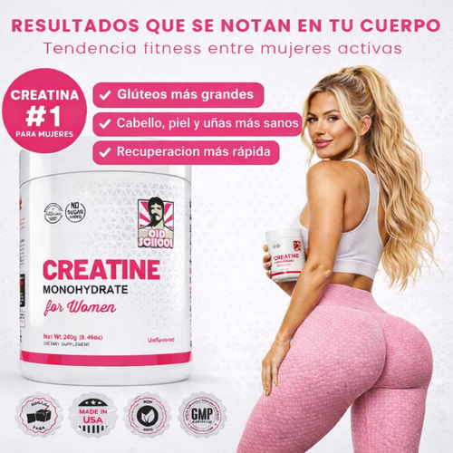 Creatina Old School para los que entrenan en serio | Original.