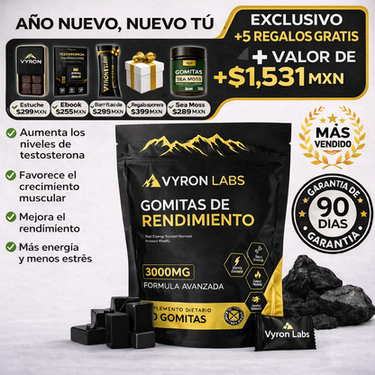 Vyron Labs | Shilajit. El mineral original para mejorar el rendimiento masculino EN 7 DÍAS.
