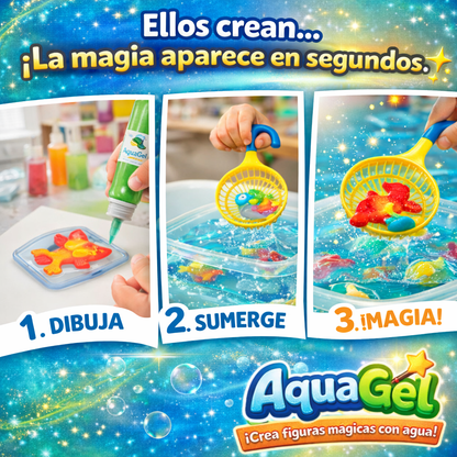 AquaGel: Menos tiempo en pantalla, más imaginación.