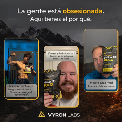 Vyron Labs | Shilajit. El mineral original para mejorar el rendimiento masculino EN 7 DÍAS.