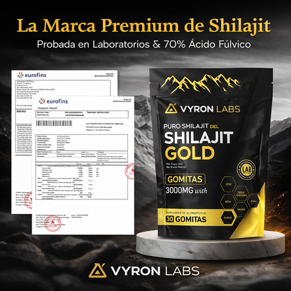 Vyron Labs | Shilajit. El mineral original para mejorar el rendimiento masculino EN 7 DÍAS.
