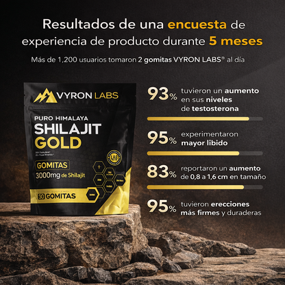 Vyron Labs | Shilajit. El mineral original para mejorar el rendimiento masculino EN 7 DÍAS.