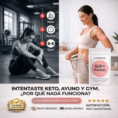 GLP-Parches™ El método que ayuda a reducir el apetito y perder hasta 10 libras en 30 días
