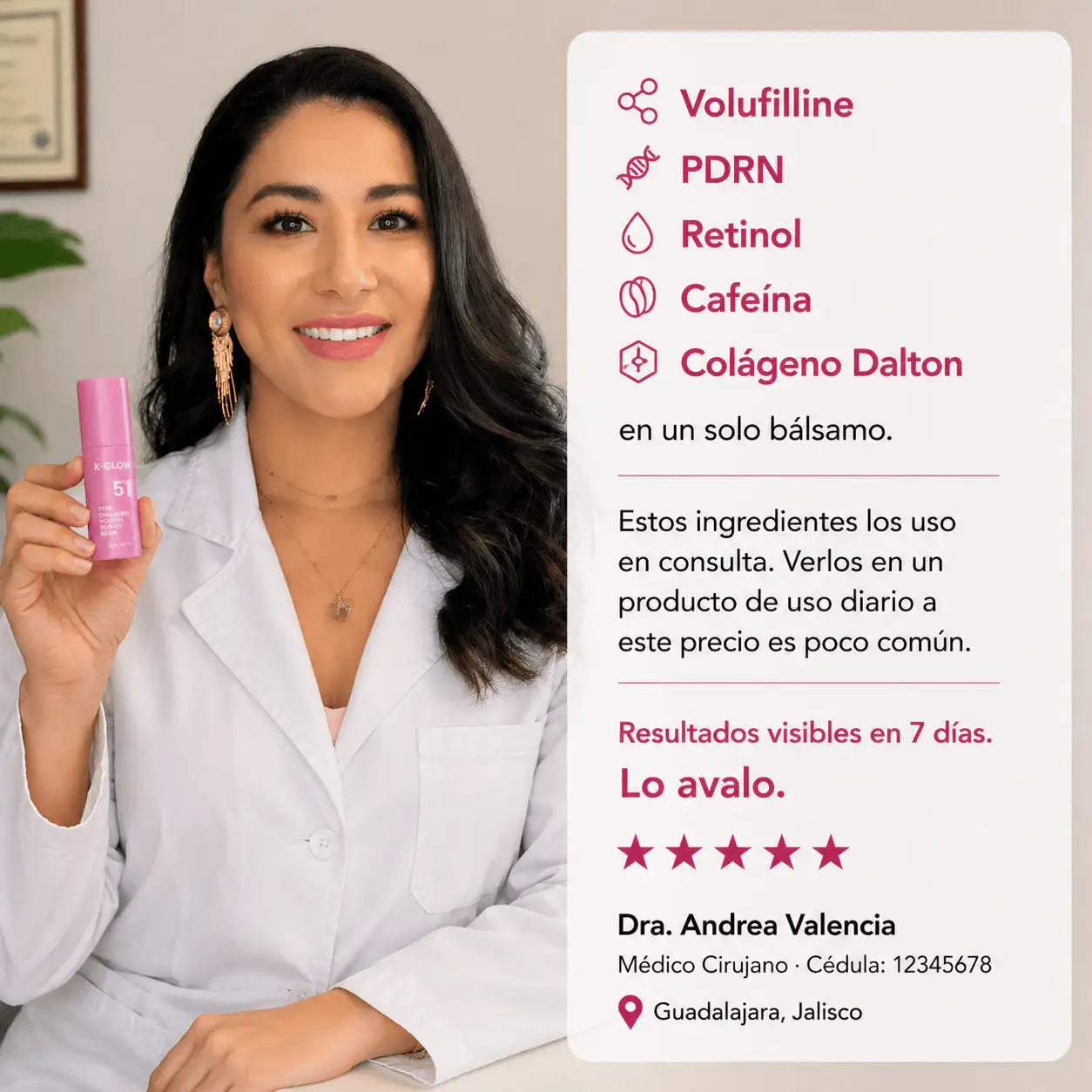 Rellena sin agujas. Sin clínica. K-Glow® · 1+1 GRATIS