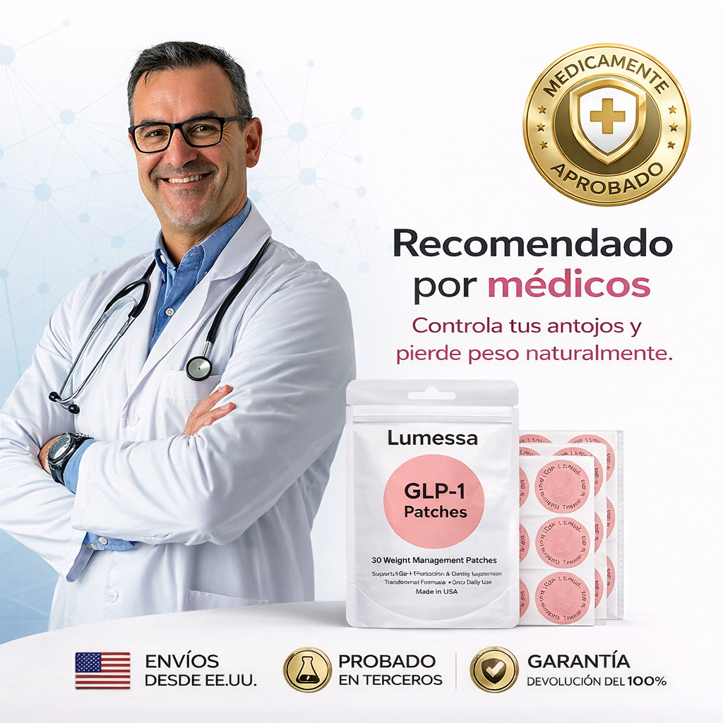 GLP-Parches™ El método que ayuda a reducir el apetito y perder hasta 10 libras en 30 días