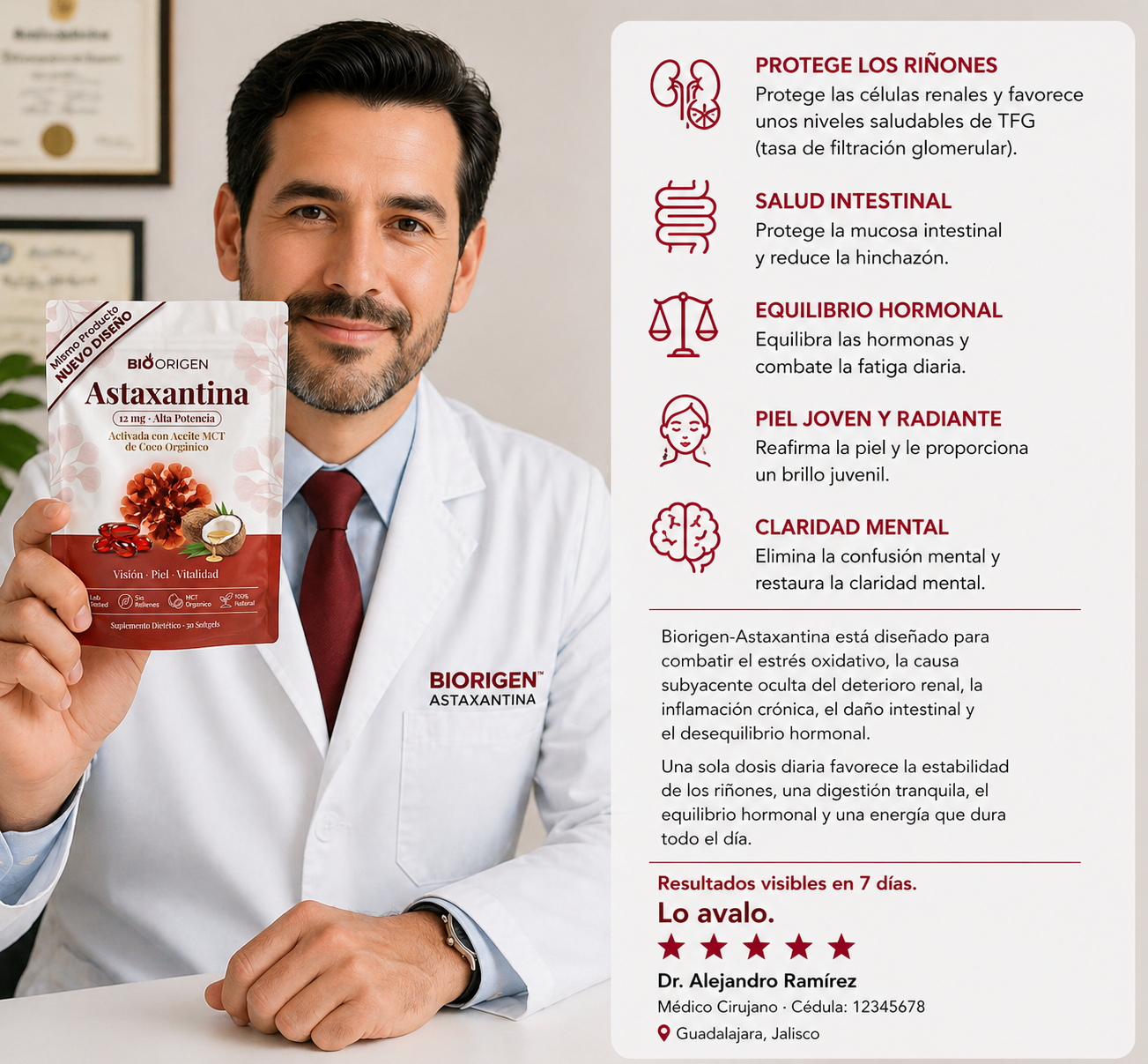 Astaxantina - El Antioxidante Maestro para tu Salud Visual, Renal, piel y Energía.