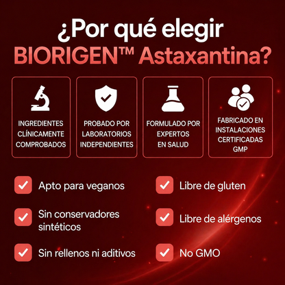 Astaxantina - El Antioxidante Maestro para tu Salud Visual, Renal, piel y Energía.