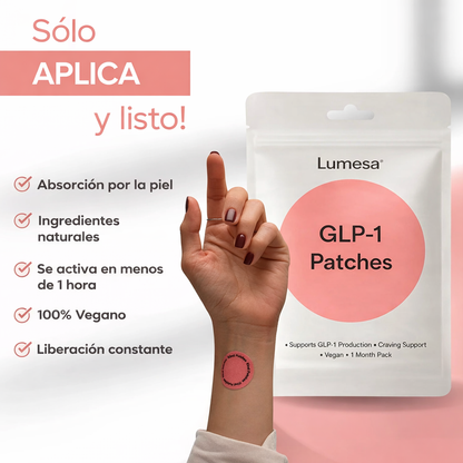 GLP-Parches™ El método que ayuda a reducir el apetito y perder hasta 10 libras en 30 días