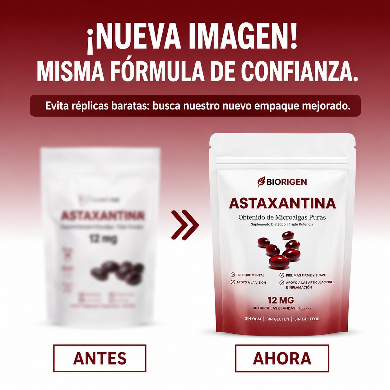 Astaxantina - El Antioxidante Maestro para tu Salud Visual, Renal, piel y Energía.