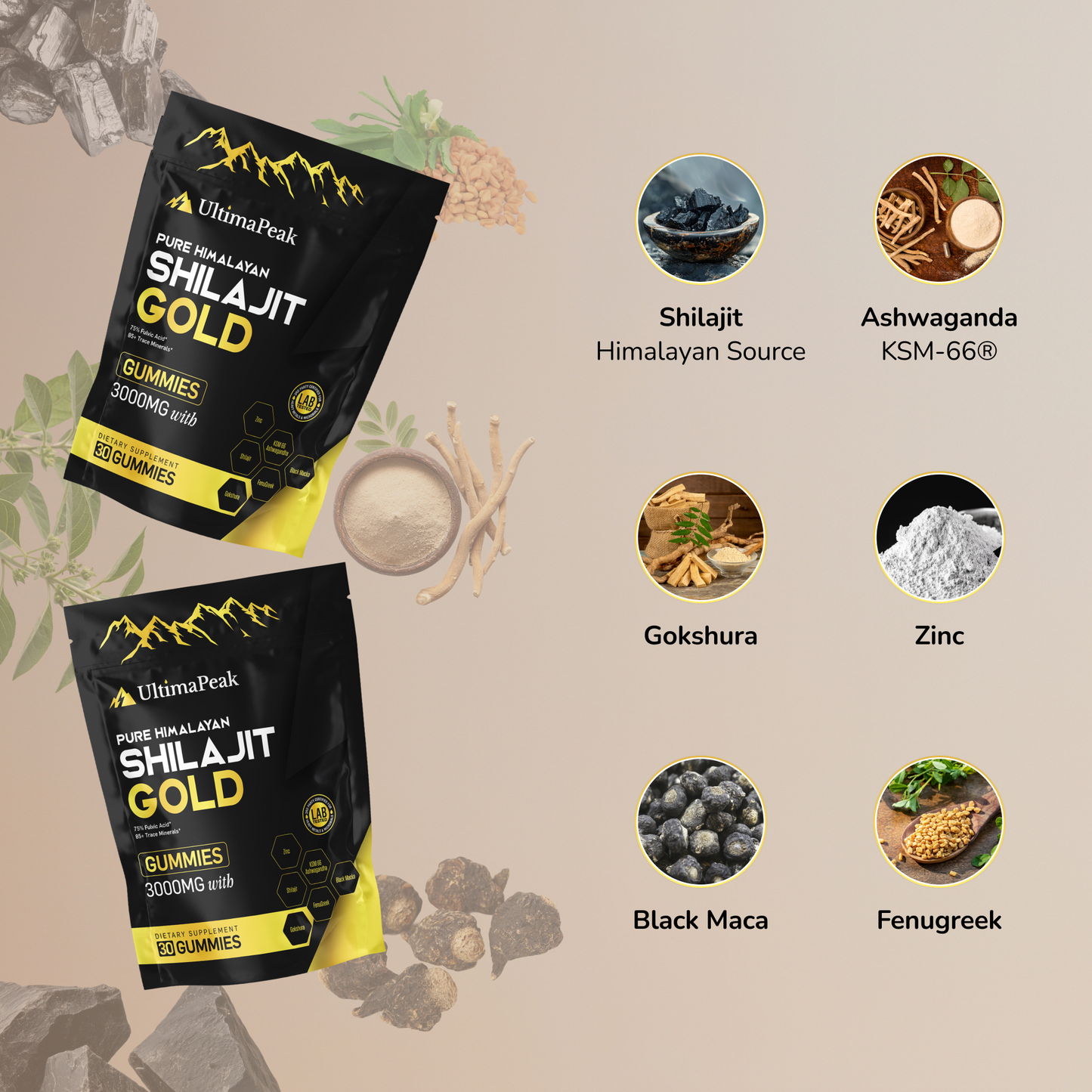 Vyron Labs | Shilajit. El mineral original para mejorar el rendimiento masculino EN 7 DÍAS.