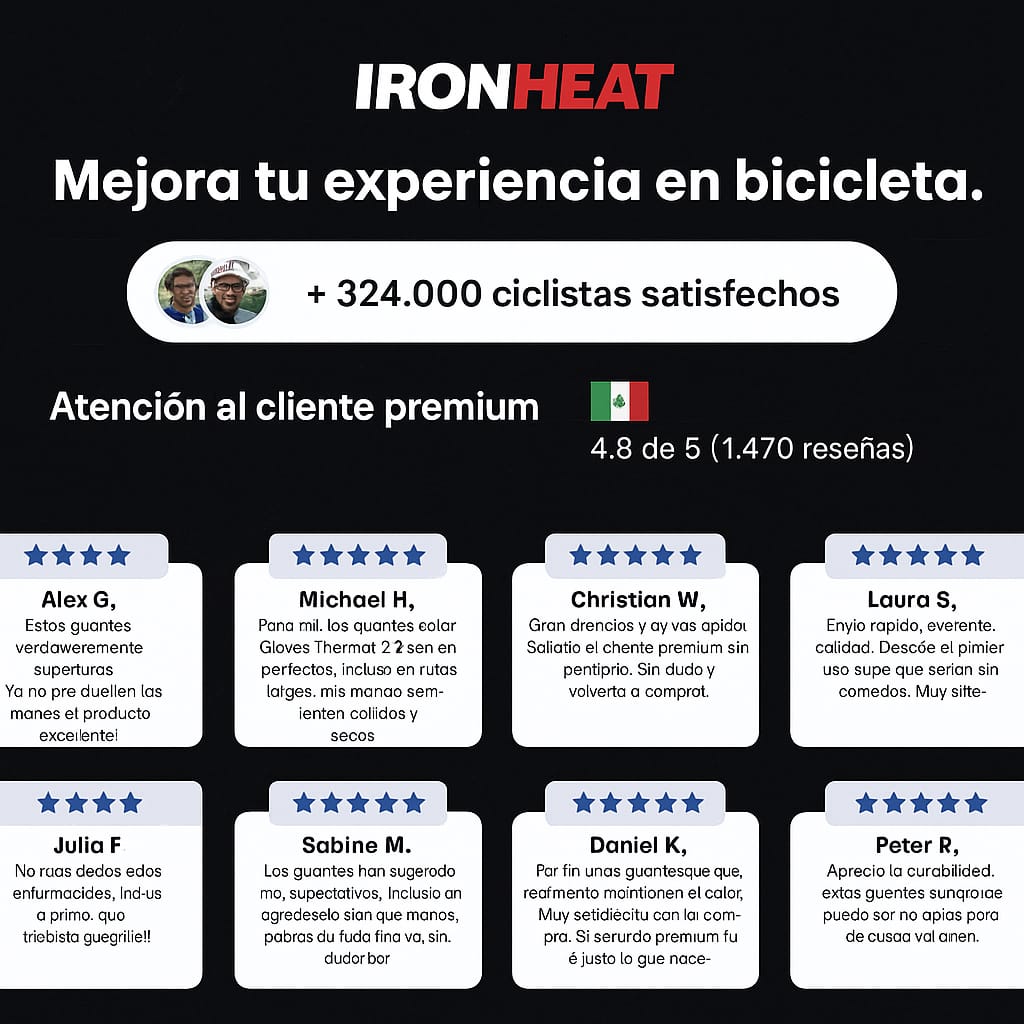 IronHeat™- El frío y la humedad no volverán a tocar tus manos este invierno
