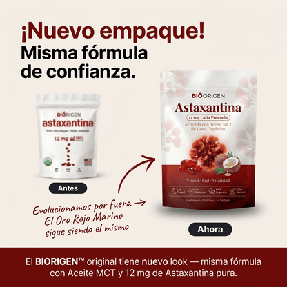 Astaxantina - El Antioxidante Maestro para tu Salud Visual, Renal, piel y Energía.
